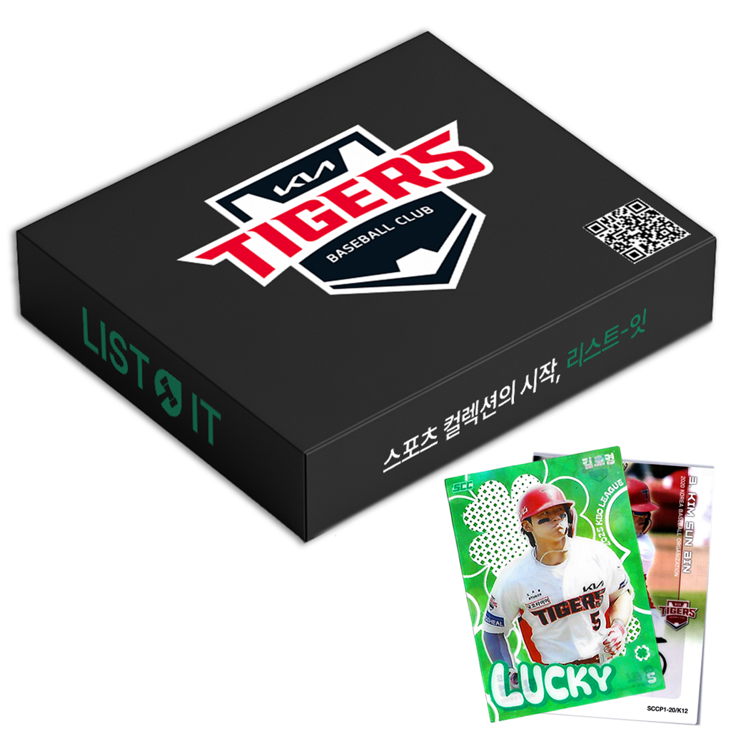 [기아 타이거즈] KBO 야구 카드 팀 박스 11+1장 랜덤 | 지정 선수 요청 가능, 1박스, 블랙 12,900원