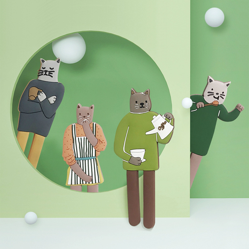 [무료]배송 룡샵 요리냥이 자석 현관 마스크 걸이 구부러지는 초강력 자석 마그네틱 후크 고리 홀더 만능 현관문 훅 다용도 모자 냉장고 차키 키 열쇠 문 도어 걸이대, 1개 2,900원