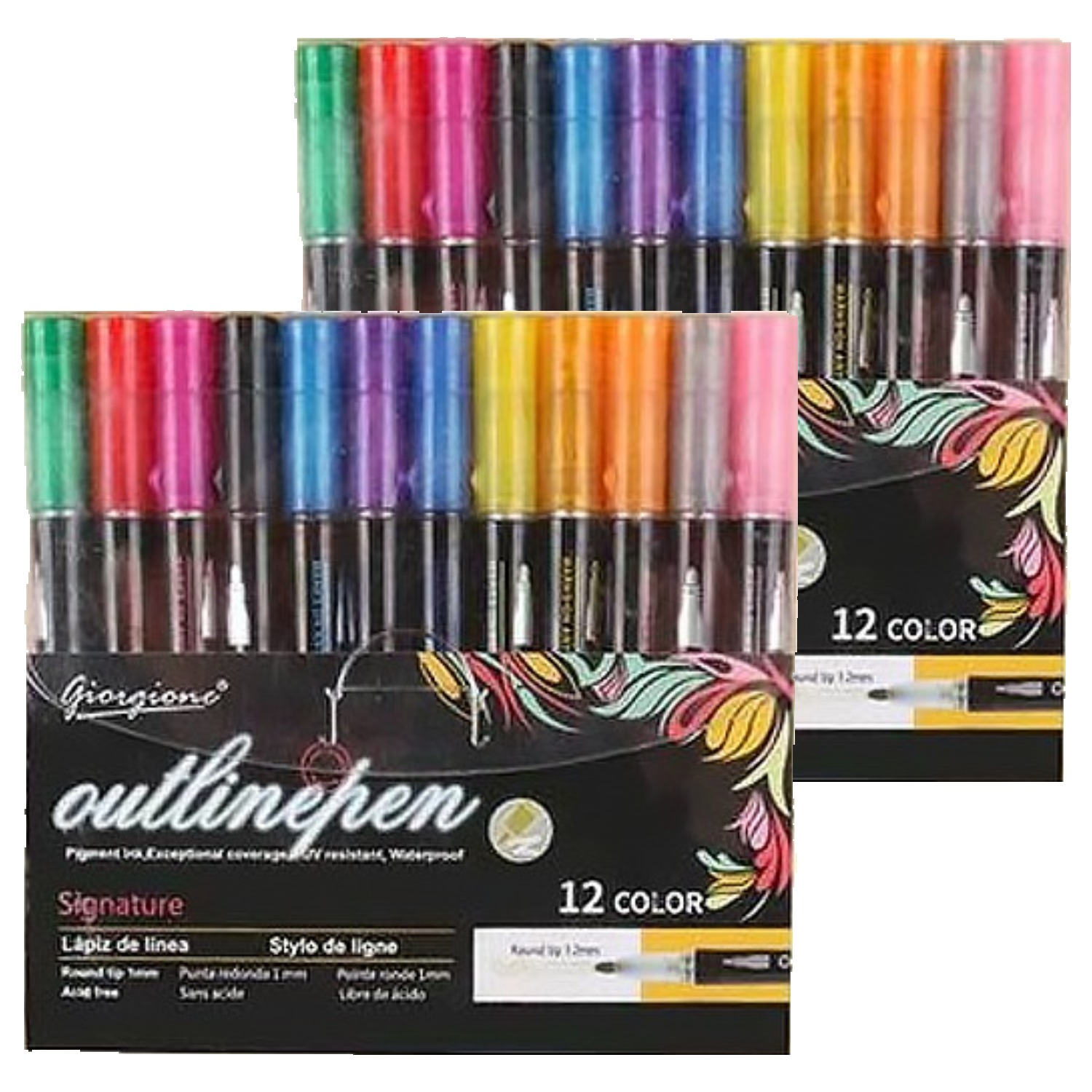 조르조네 더블라인 마카, 2개, 12색 21,100원