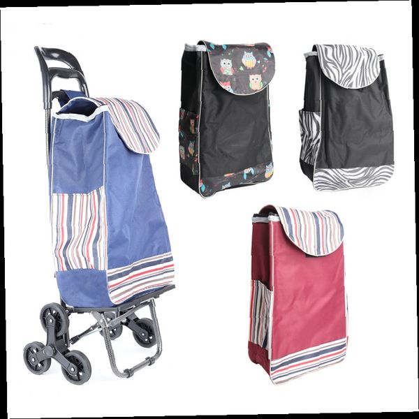 쇼핑카트 계단오르는 삼륜 장바구니 핸드캐리어 시장바구니 이동식 휴대용 접이식 캐리어 32,030원