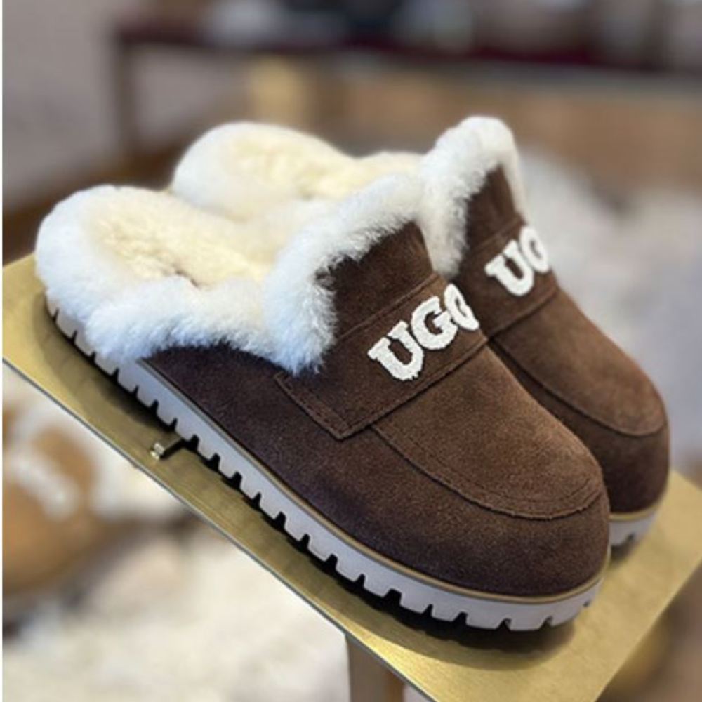 2026신상 100%정품 어그슬리퍼 오즈웨어 UGG 프리야 니트 시어링 슬리퍼 사무실슬리퍼 방한슬리퍼 털슬리퍼 굽 3.5cm 호주아저씨 이루웰 138,900원