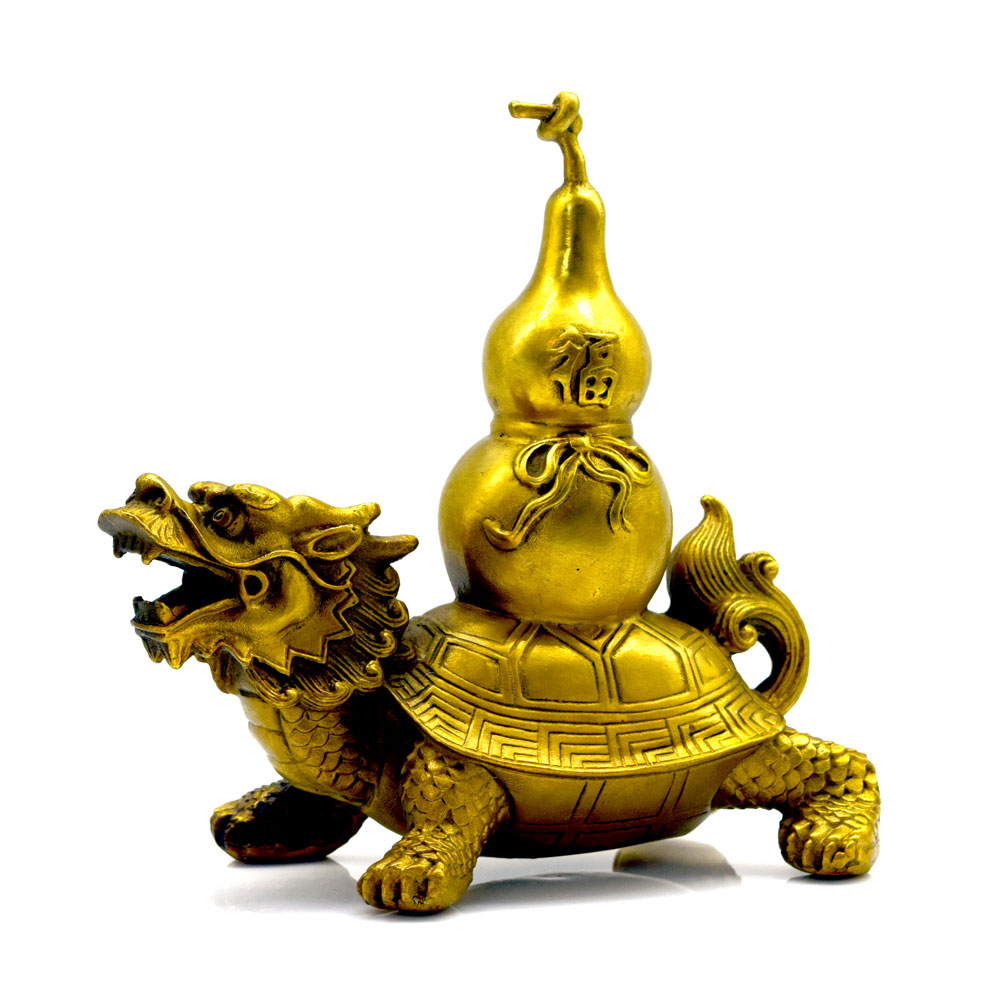 황동 호리병 용귀 용거북 액막이 금전운 거실장식품 89,800원