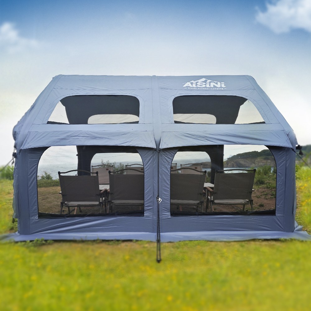 에이제이케이 [정품] 아이시니 고품질 초대형 초경량 에어모기장암막쉘터 텐트 320x320x220cm, 쿨그레이, 6인용 1,059,000원
