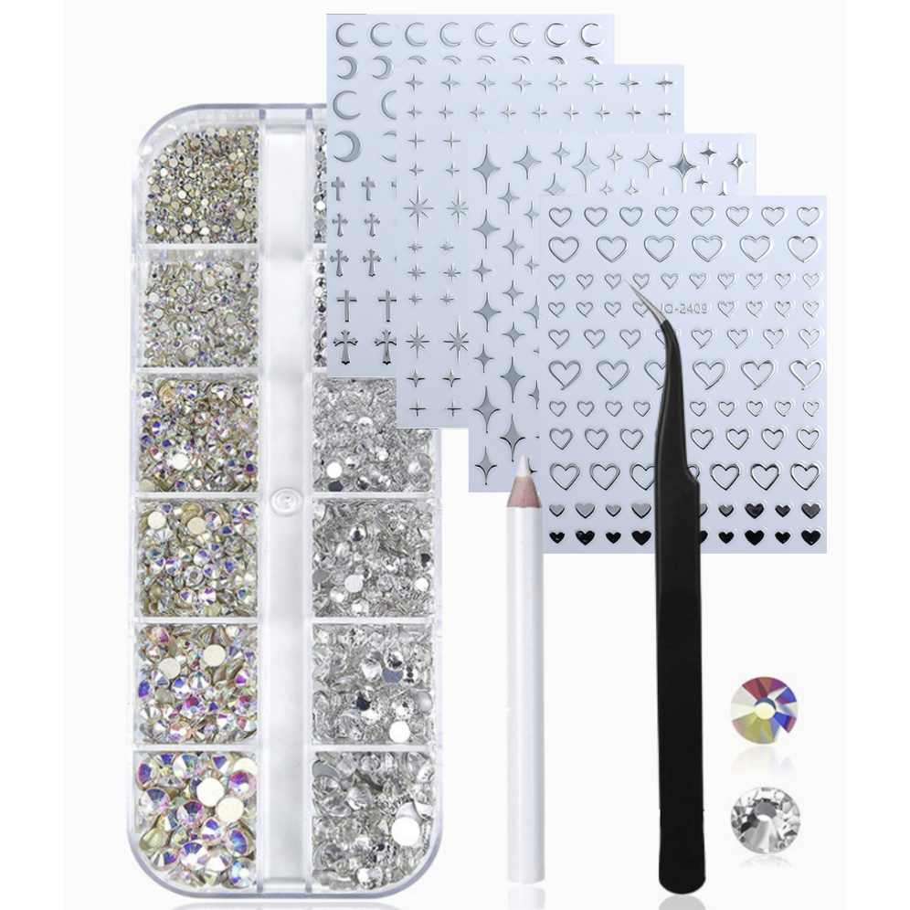 마이뷰티 네일 파츠 + 네일 스티커 4장 + 네일 핀셋 + 스톤피커 12,800원