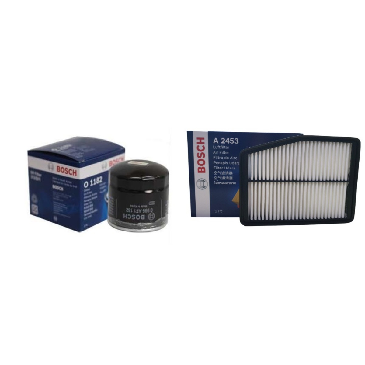 보쉬 엔진오일교환 필터 셋트 K5 TF 누우 2.0 MPI 오일필터+에어필터 O1182+A2453, O1182, A2453, 1개 8,360원