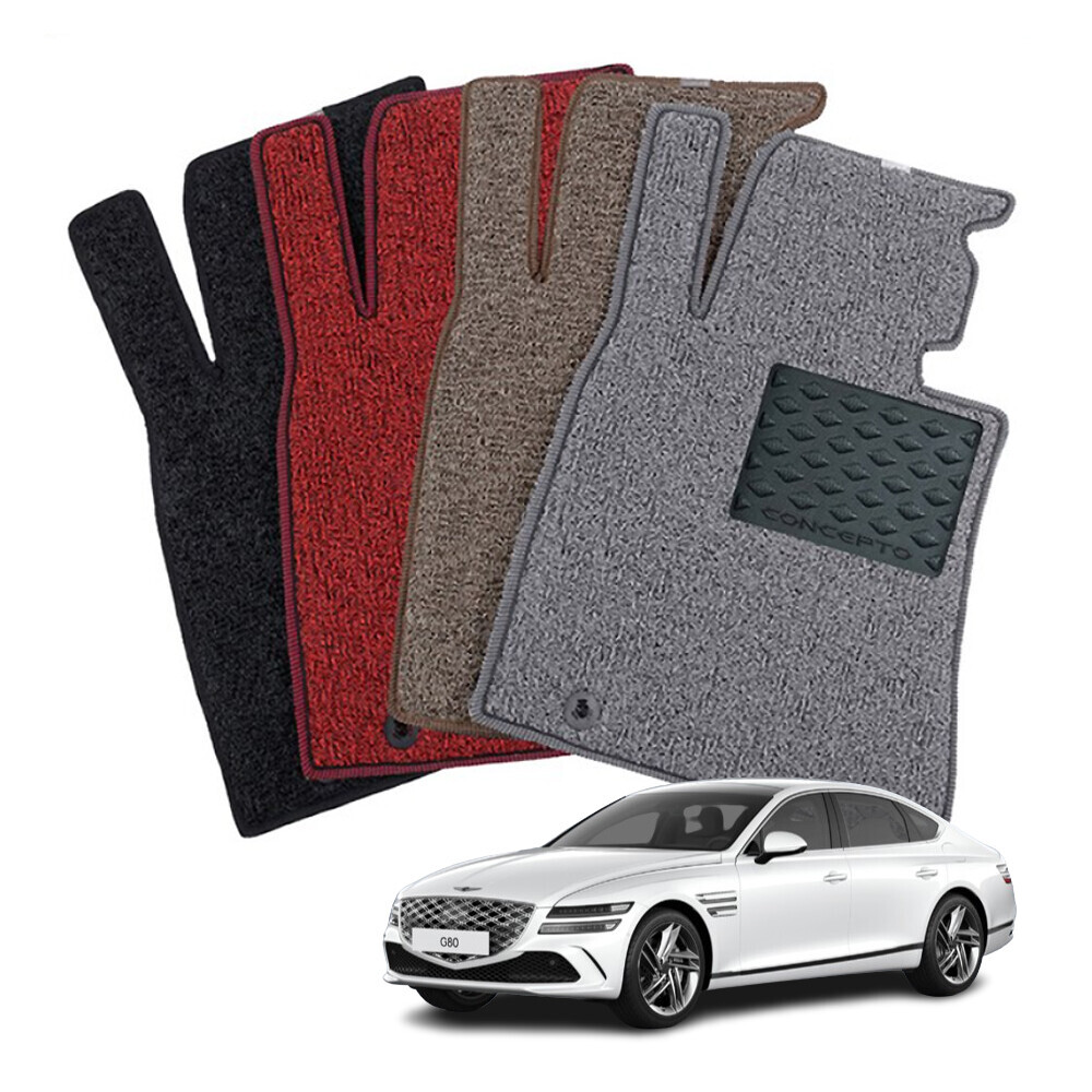DXSOAUTO 컨셉토 엣지확장형 코일매트 제네시스 더올뉴G80 3세대 호환 운전석1p, 브라운, 40 제네시스 더올뉴G80 3세대 18,900원