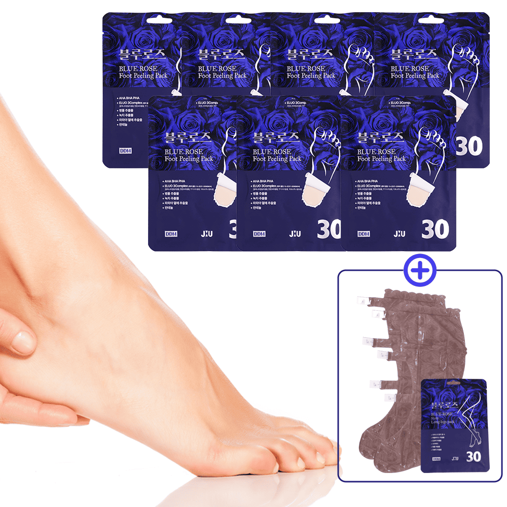 홈쇼핑 정품 신문 블루로즈 아기발 필링팩 세트 풋케어, 1개, 14개입 74,800원