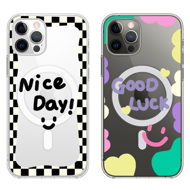 아이폰17 시리즈 엣지 스마일 투명 맥세이프 케이스 13,200원