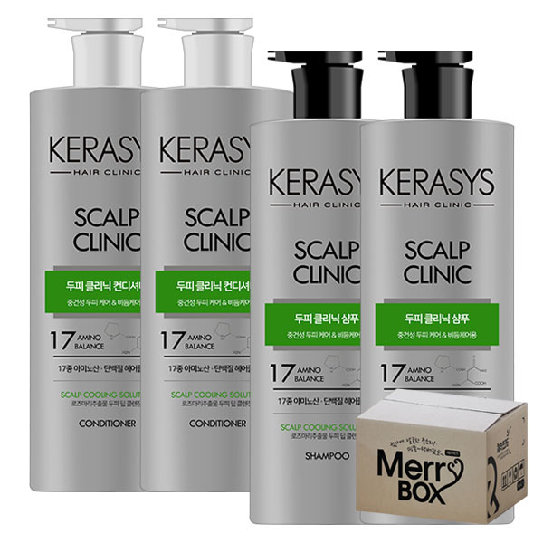 케라시스 두피 클리닉 샴푸x2+린스x2 (750ml), 1세트 19,490원