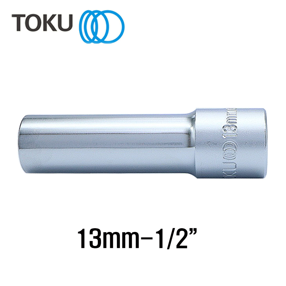 TOKU(도쿠), 롱핸드소켓 13mm,1/2인치,롱복스알13mm,롱소켓 4,500원