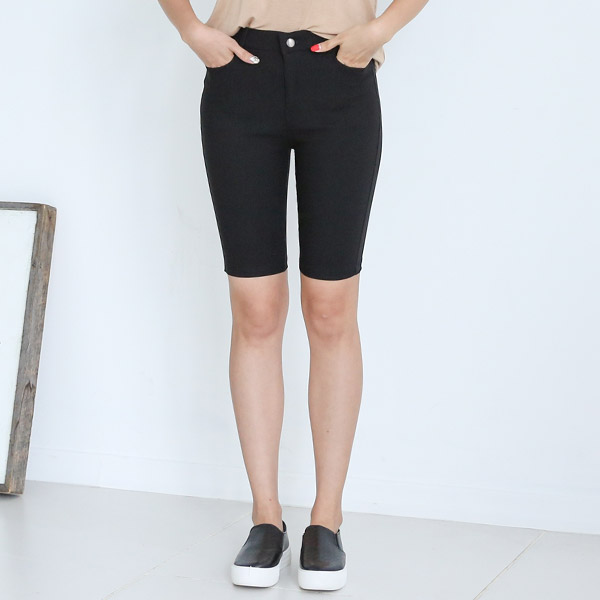 토마토팩토리 여성용 왕스판 5부 스키니 반바지 16,900원