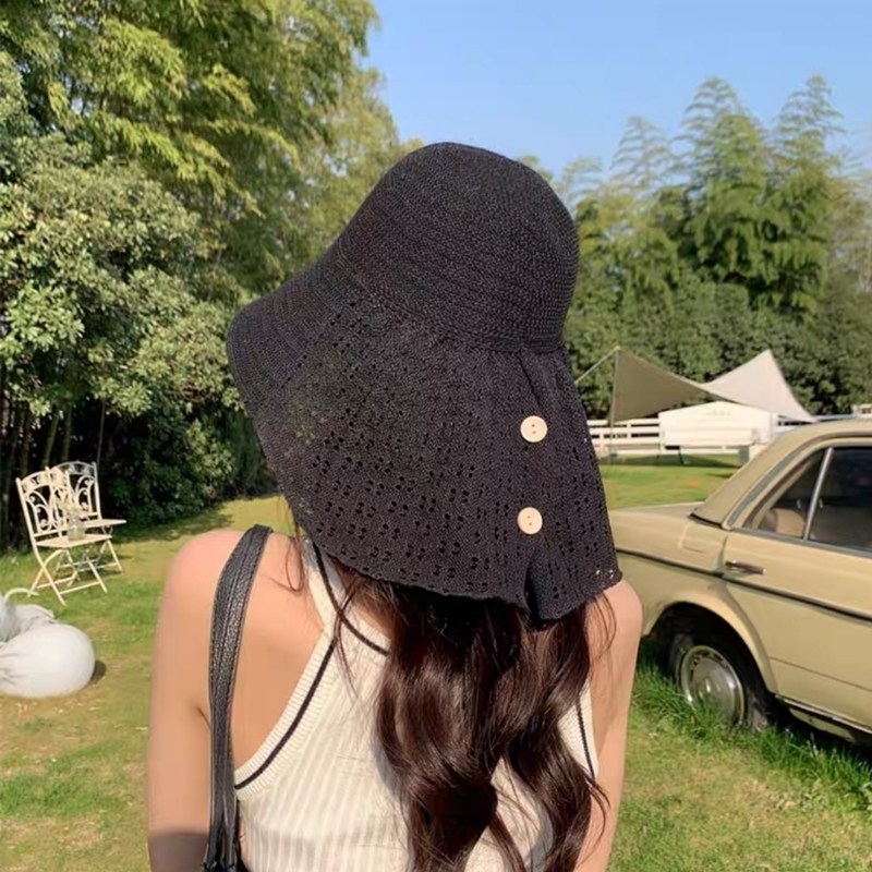 느와드코코 햇빛차단 그물망 가벼운 목가리개 플랩캡 챙넓은 모자 13,400원