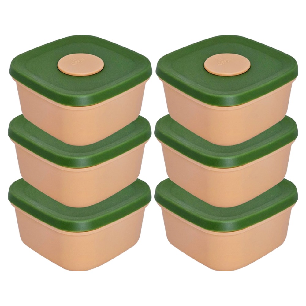 니콜레타 실리콘 냉동밥 전자레인지 소분용기 200ml, 6개, 피치 33,500원