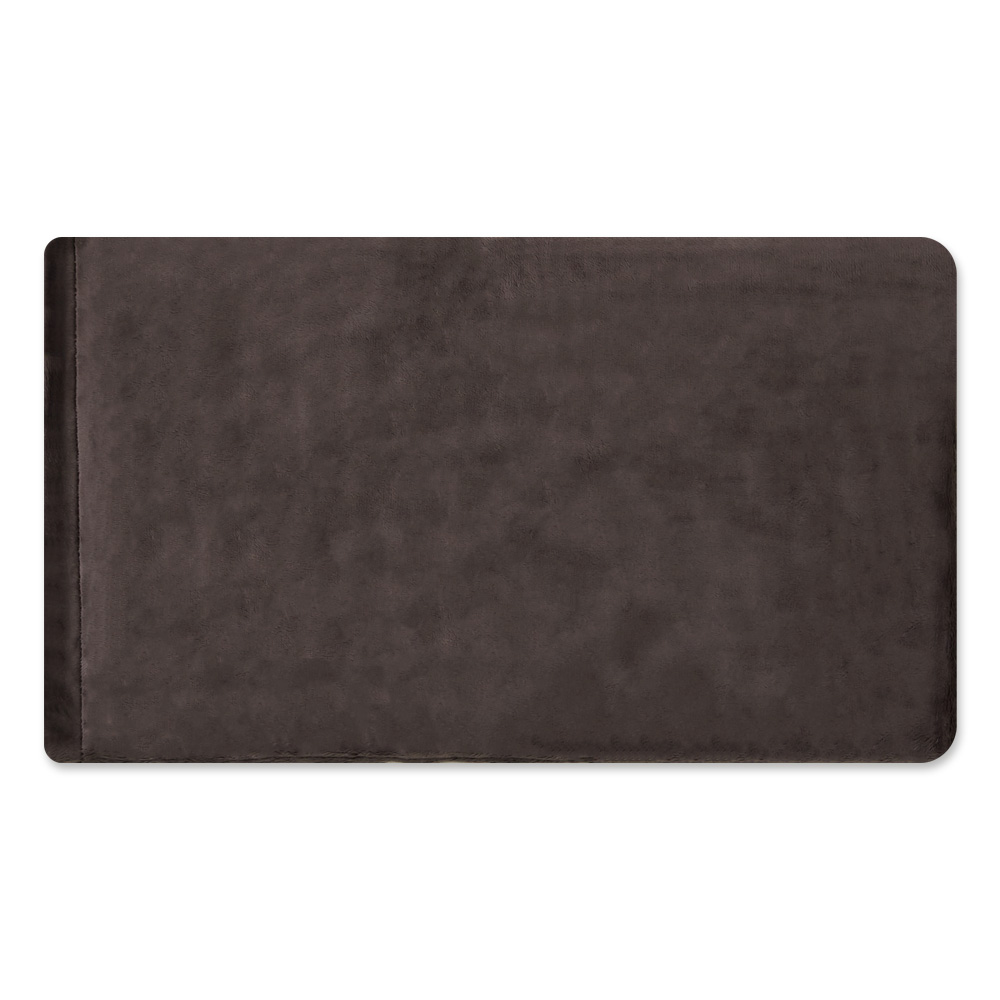 더안 전기온열 찜질기 극세사 커버형 원적외선 안마매트 중형 64 x 34 cm, DHF-YN200, 딥그레이 63,370원