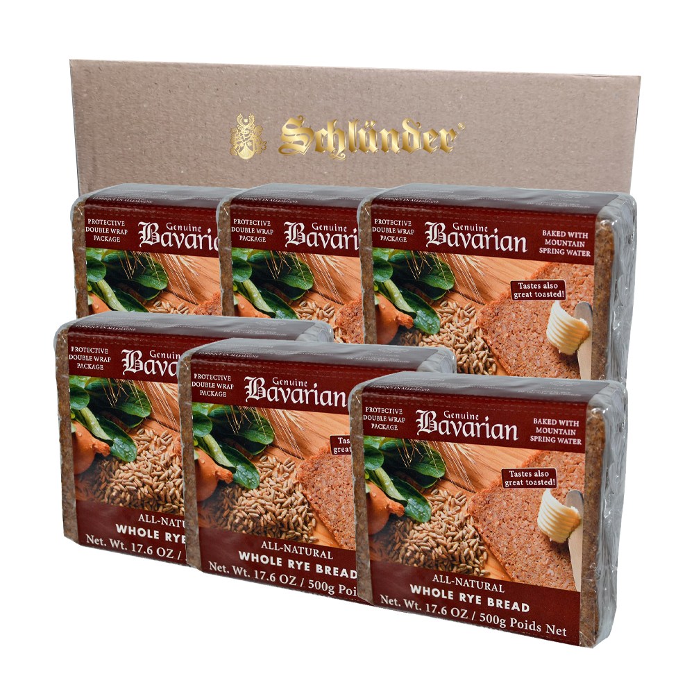 슐렌더 바바리안 천연발효 유기농 통호밀빵 실속할인팩 53,400원