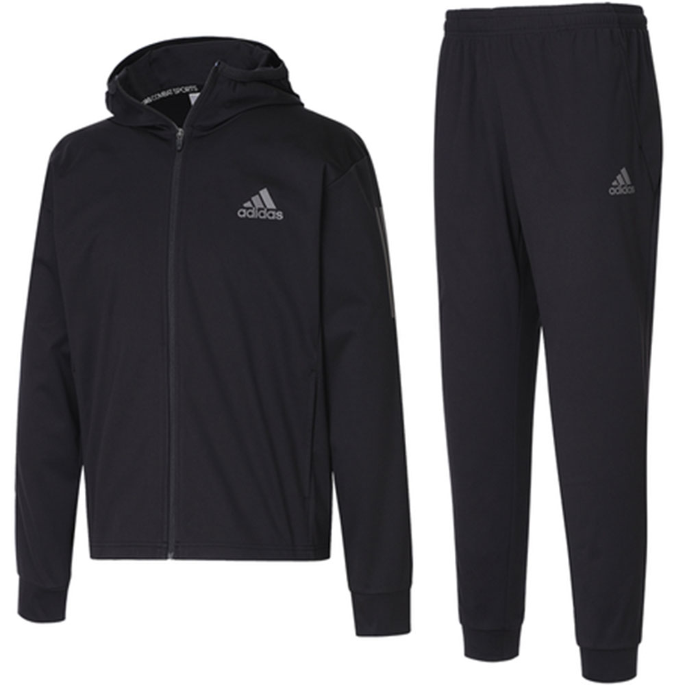 아디다스 하이드로 수트 후드집업 트레이닝 세트 ADISS07M BK 남자 블랙 129,000원