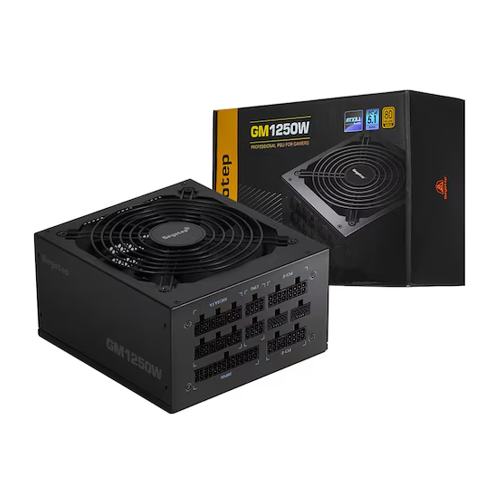 Segotep GM1250W 80PLUS골드 풀모듈러 ATX3.1 블랙 PSU PC 파워서플라이, 현재가 161,500원