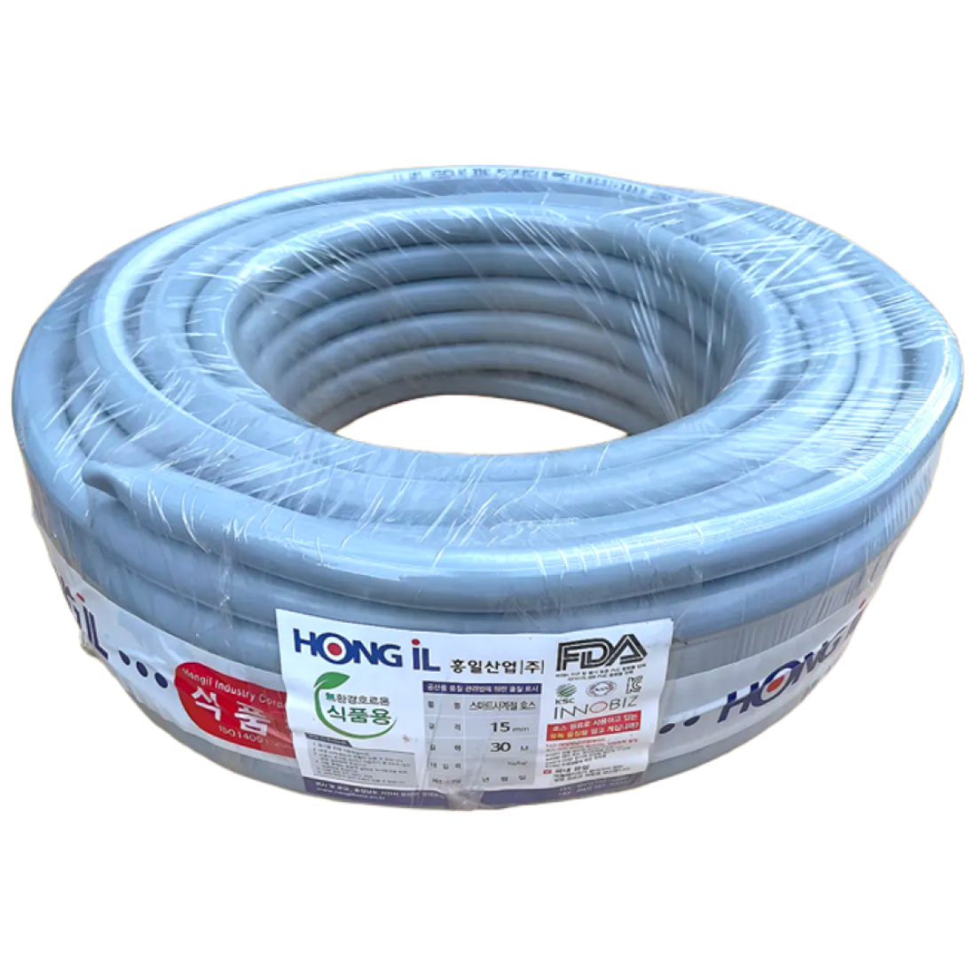 대복 식품용 고압호스 물호스 가정용,꼬임방지 특허,무독성 식용호스 편사 16미리 스마트사계절 회색호스, 1개 45,000원