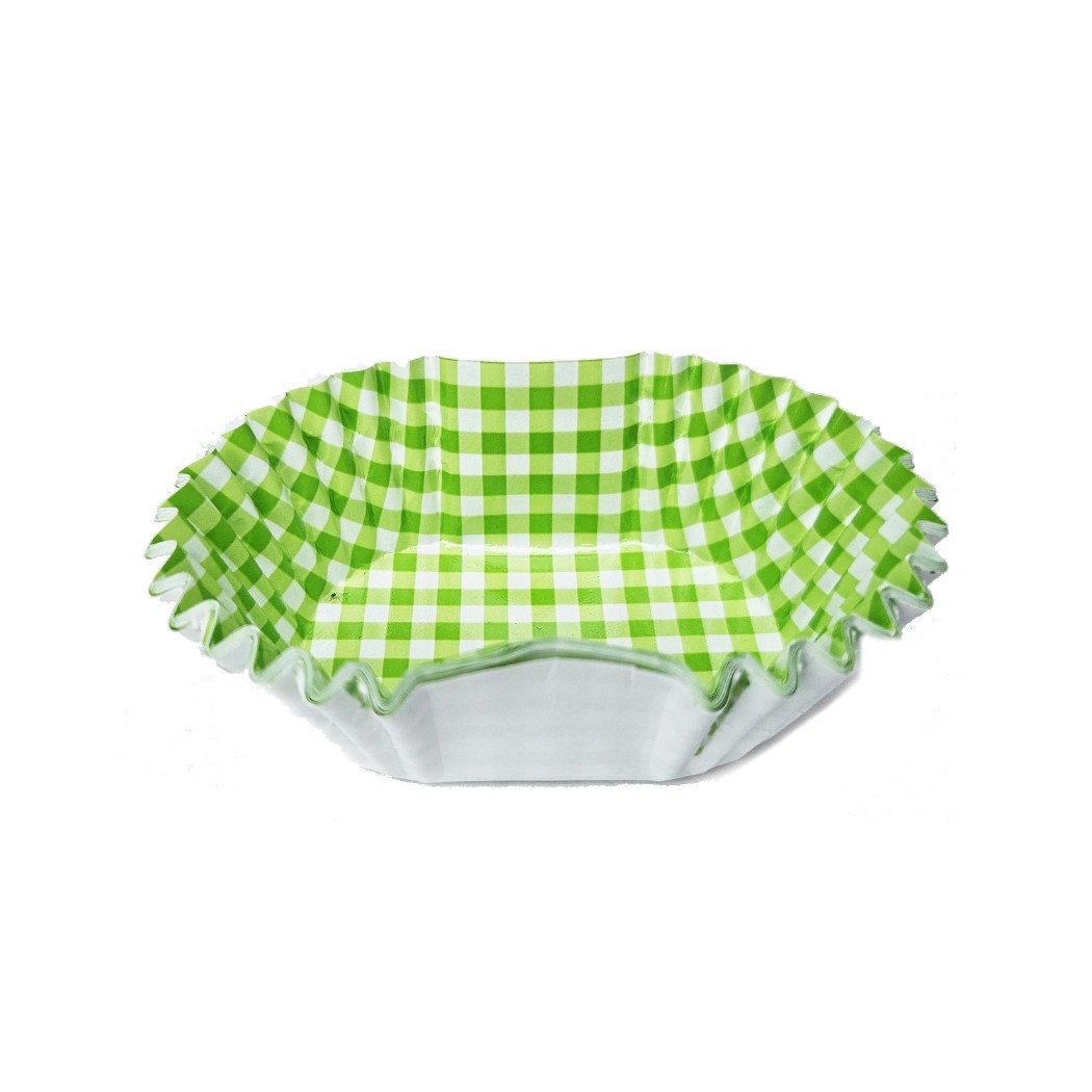 70x45mm PET코팅 반찬컵 베이킹컵 체크무늬(타원형) (S), 1개, 그린( green)S 70 12,200원