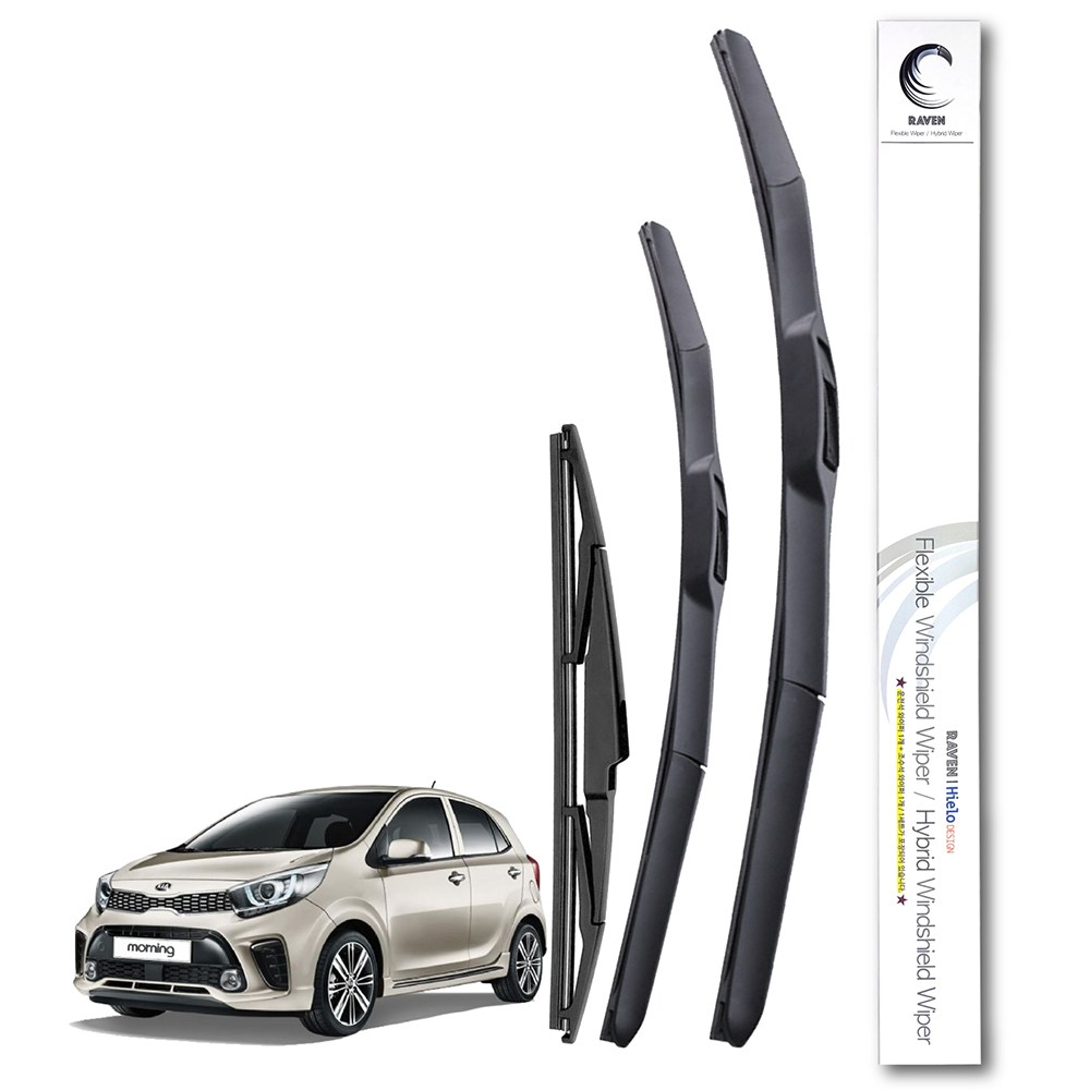 레이븐 레이 더뉴 레이 레이EV 와이퍼 운전석+조수석 세트 550+400 하이브리드 타입 22,000원