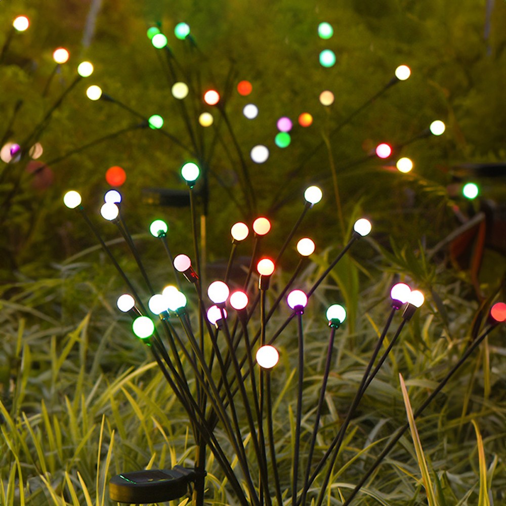 HK.sell 일체형 태양광 10구 흔들리는 반딧불이 조명 4p, RGB컬러등 32,000원