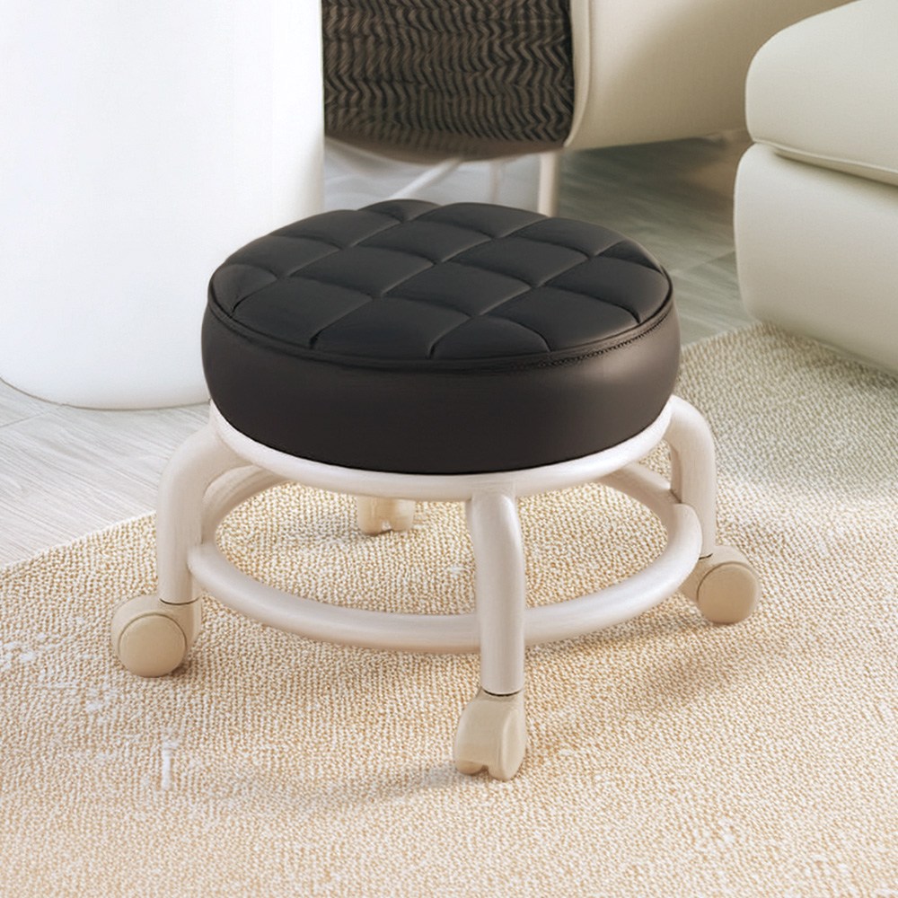 디그램 쿠션 앉은뱅이 낮은 바퀴의자, 블랙 18,000원