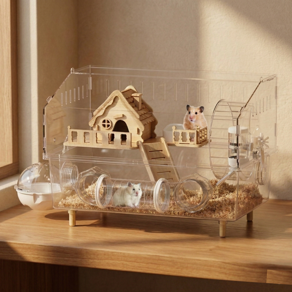 세모 대형 햄스터 케이지 올인원 고급 하우스 47,000원