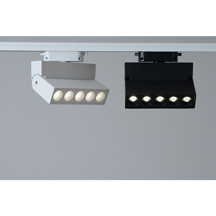 금비LED 일반레일조명 환벽호환스포트 레일 조명 원형렌즈 멀티 5구 8W 180도 각도조절 플리커프리 30,000원