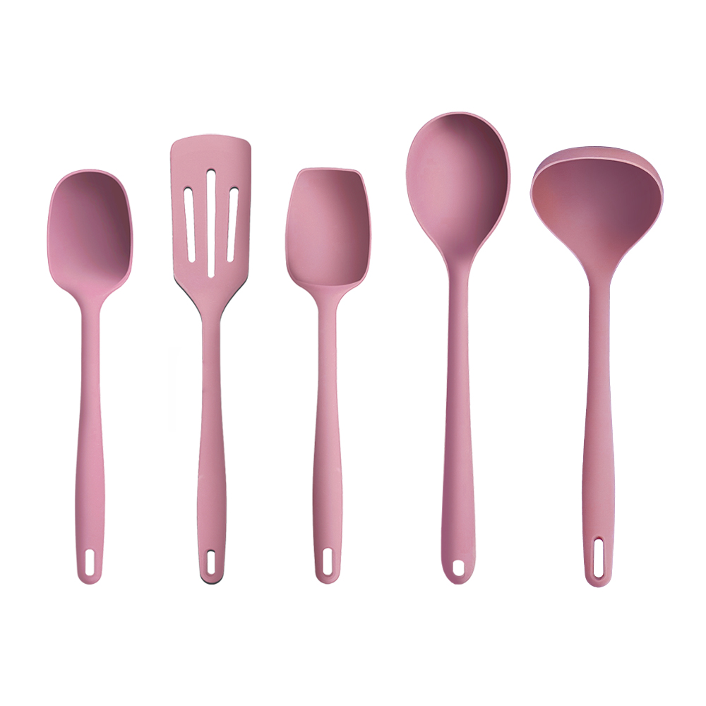 더하리 국산 플래티넘 실리콘 조리도구 5종 세트, 1세트, 핑크, 볶음스푼+다용도스푼+깔끔주걱+뒤집개+국자 39,500원