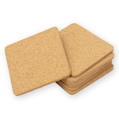 올커버 코르크 티코스터 두꺼운 컵받침, 20개, 사각(NE212) 9,900원