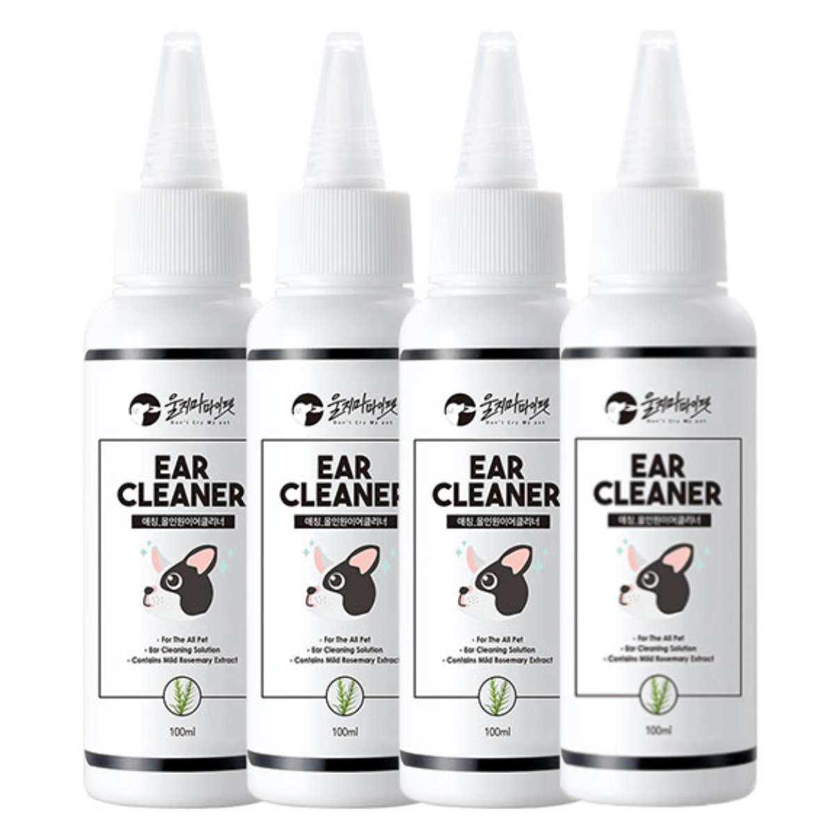 울지마마이펫 프리미엄 이어클리너 3+1, 100ml, 4개 39,590원
