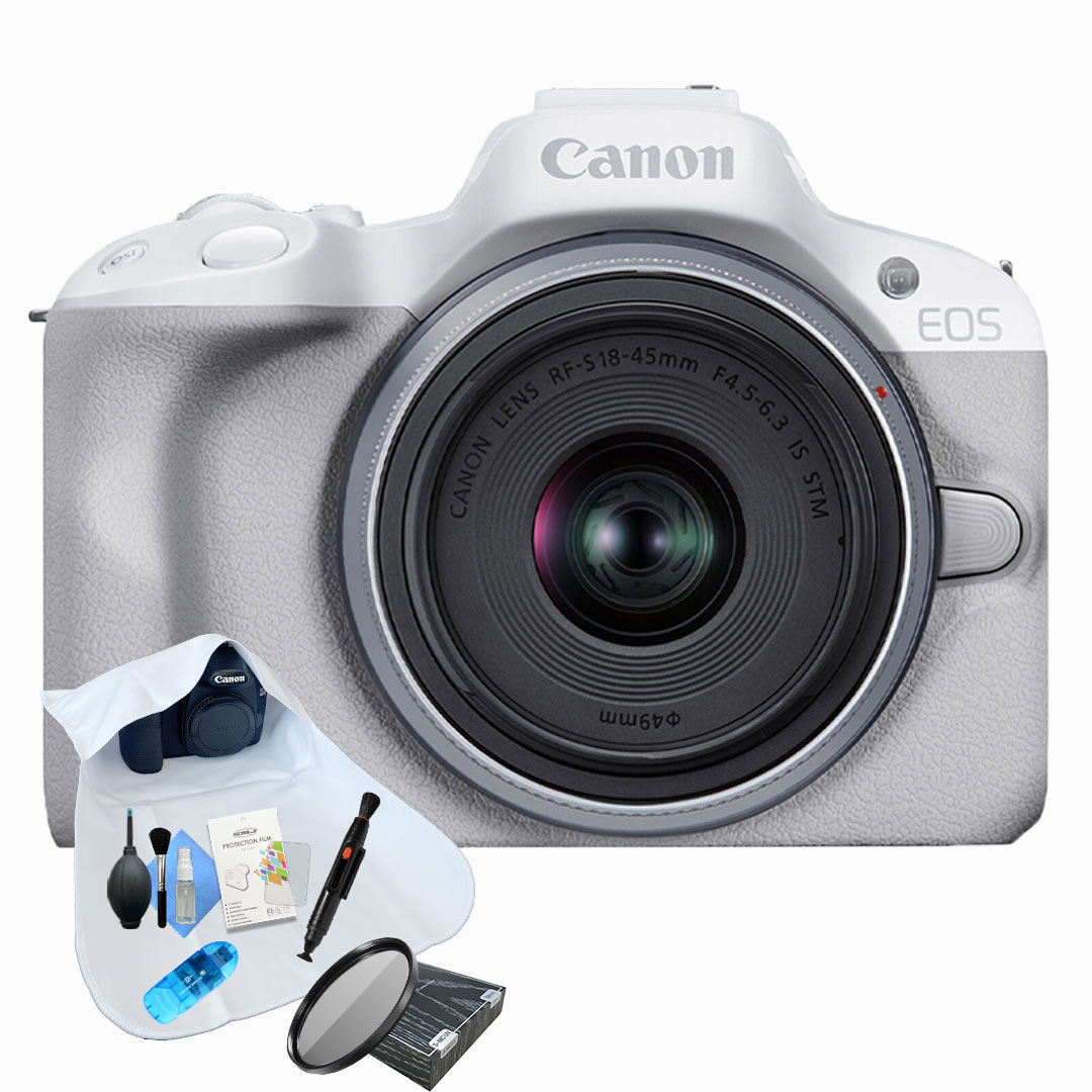 포토리뷰이벤트 EOS R50+RF-s 18-45mm IS STM KIT+액정보호필름+포켓융+청소도구+리더기+ MCUV 필터 /WJK 1,080,000원