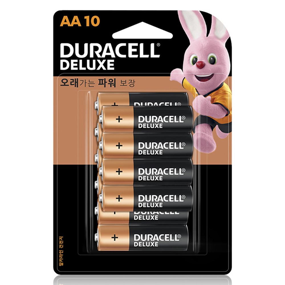 듀라셀 디럭스 알카라인 블리스터팩 AA 건전지 10,000원