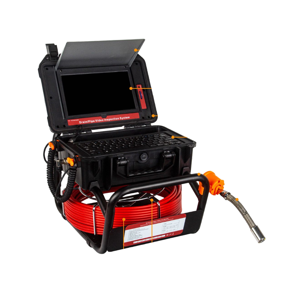 배관코어 전문가용 배관내시경 손드 렌즈 내시경 셀프레벨링 20m 30m 50m 100m HD고화질, 1개, 기본(30m,손드렌즈) 1,498,300원