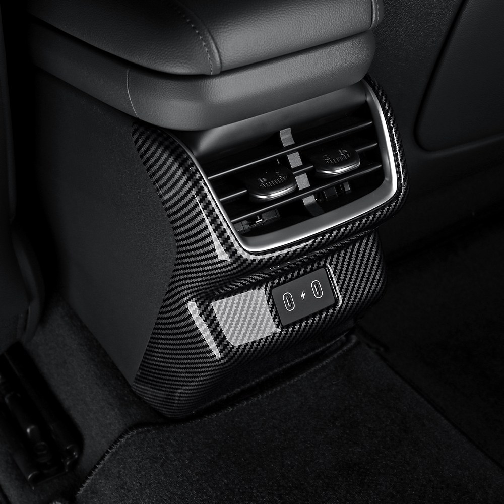 유투카 호환 디올뉴 그랜저 GN7 튜닝 2열송풍구 커버 우드 카본 몰딩 차량 용품 기스방지 42,300원