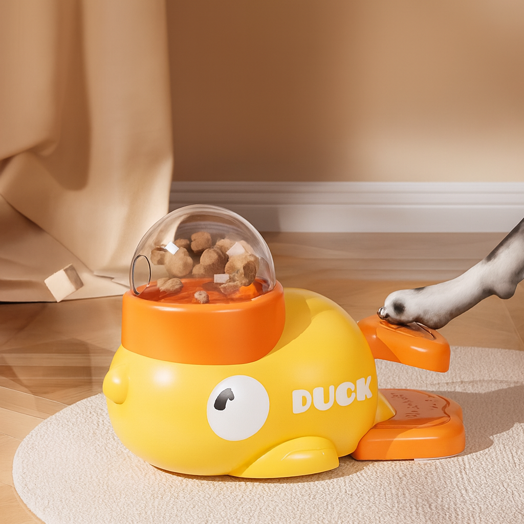 포에버독 오리팝 강아지 고양이 노즈워크 장난감 오리, 1개, 노란색 9,000원