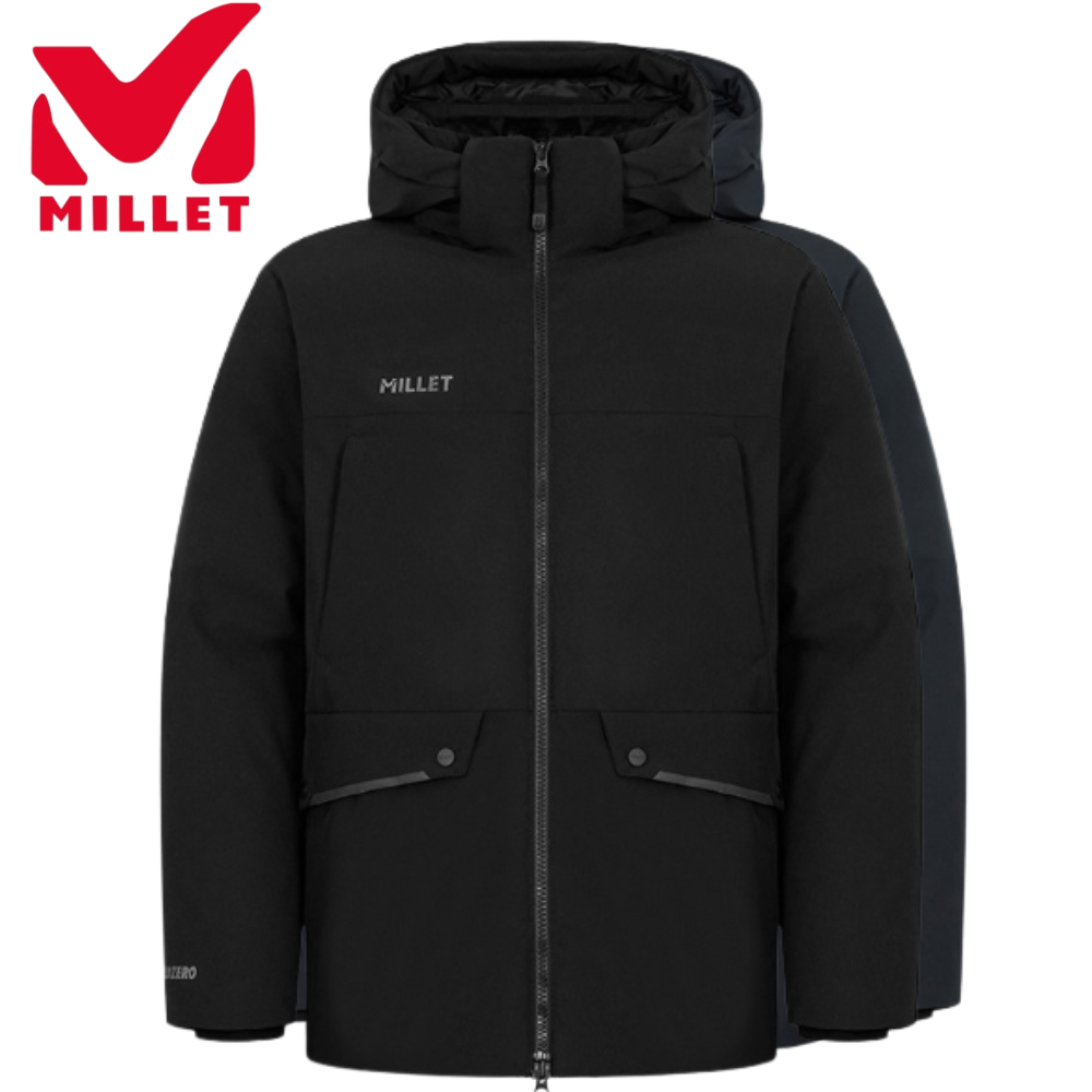 [매장발송] 밀레 남성용 패딩 구스다운 보온 발열 방풍 캠핑 여행 산책 워킹 숏패딩 259,000원