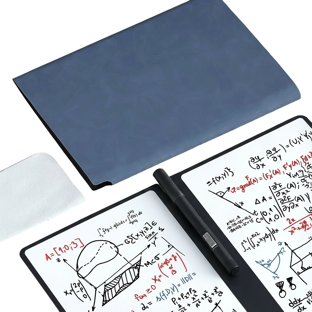 쿠말 휴대용 양면 화이트보드 노트 펜 세트 데님블루 7,930원