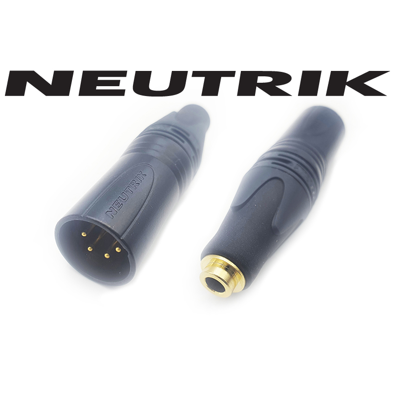 밸런스드 뉴트릭NC4MXX-B XLR4핀(수) to 4.4mm(암)젠더 카나레L-4E5C케이블사용 [NC4MXX-B44F] 49,200원