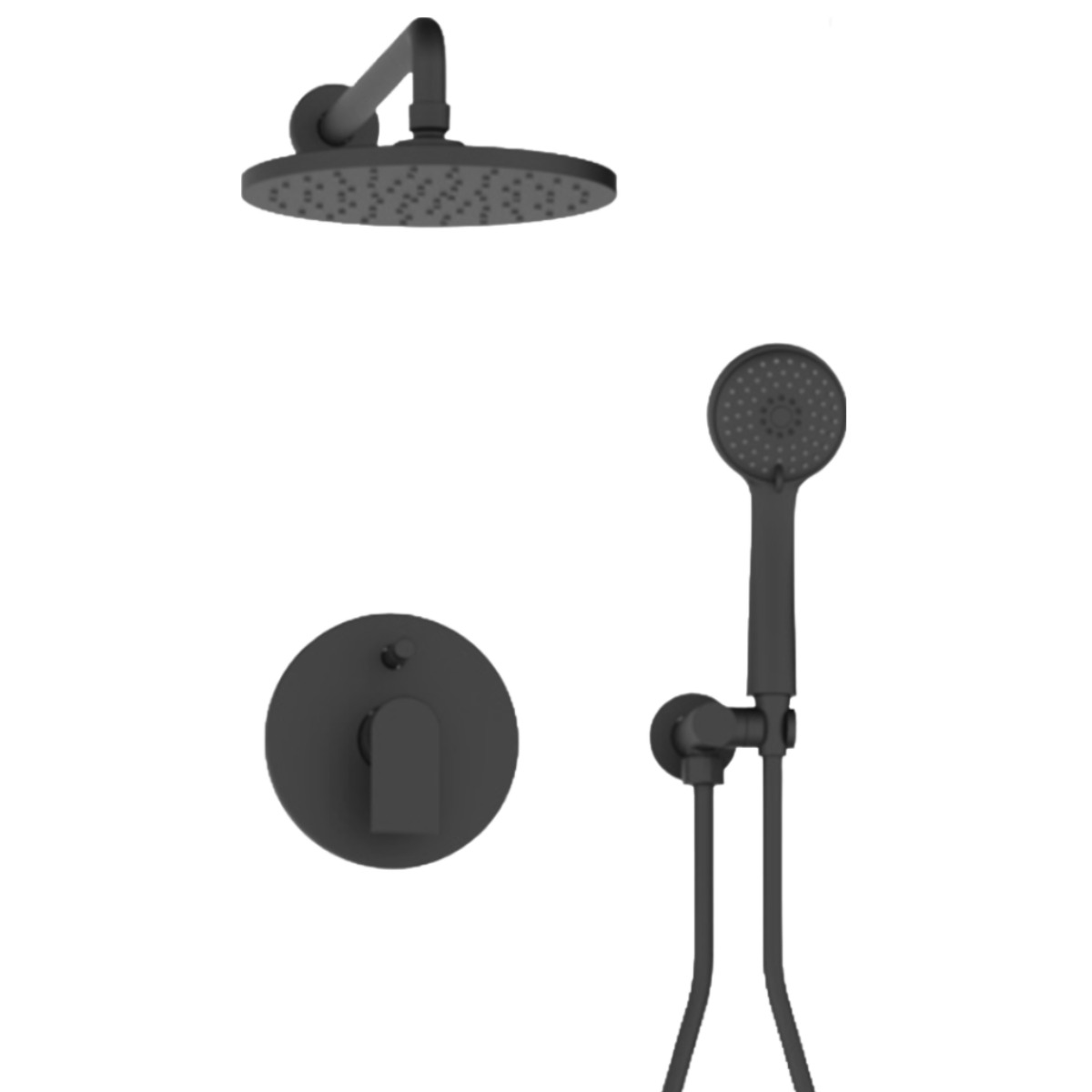 폰타나 칼리스토 벽매립형 욕실 해바라기 레인 욕조 샤워기 수전 TF-B5700B-BK 블랙 618,000원