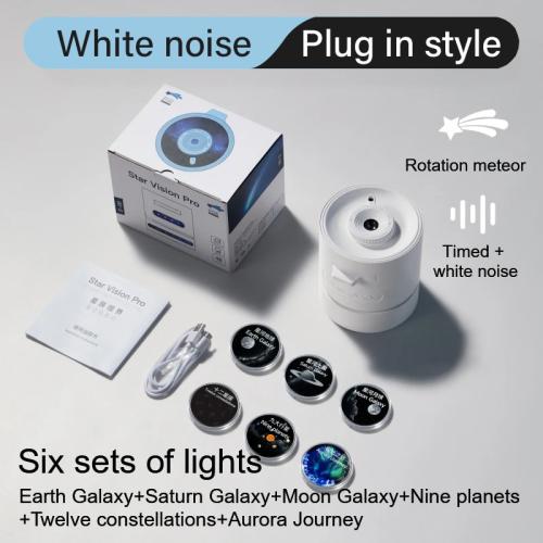 천체투영기 플라네타리움 우주 조명 갤럭시 프로젝터 360도 천문관 스타 회전 현실적인 별이 빛나는 하늘 야간 태양계 달 침실 50,130원