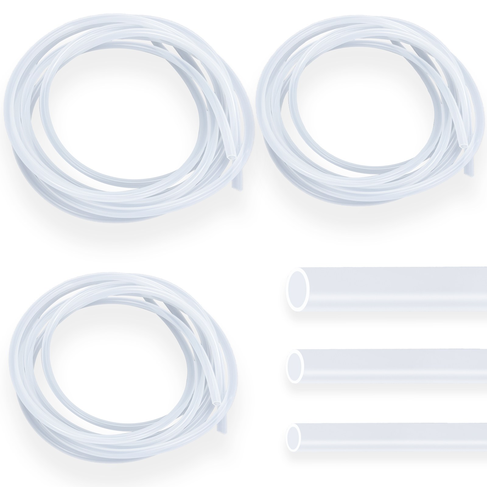 9m, 투명 호스 키트, ID 4mm, 5mm, 6mm, 길이 각 3m, 유연한 가솔린 호스, 물 호스, 가솔린 호스, 가정용 유지 보수용, 물, 기름, 이송, 수족관 용, 1개 9,090원