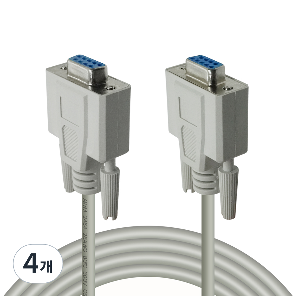 대원티엠티 9핀 시리얼 크로스 연장 케이블 RS232 NULL 13,100원