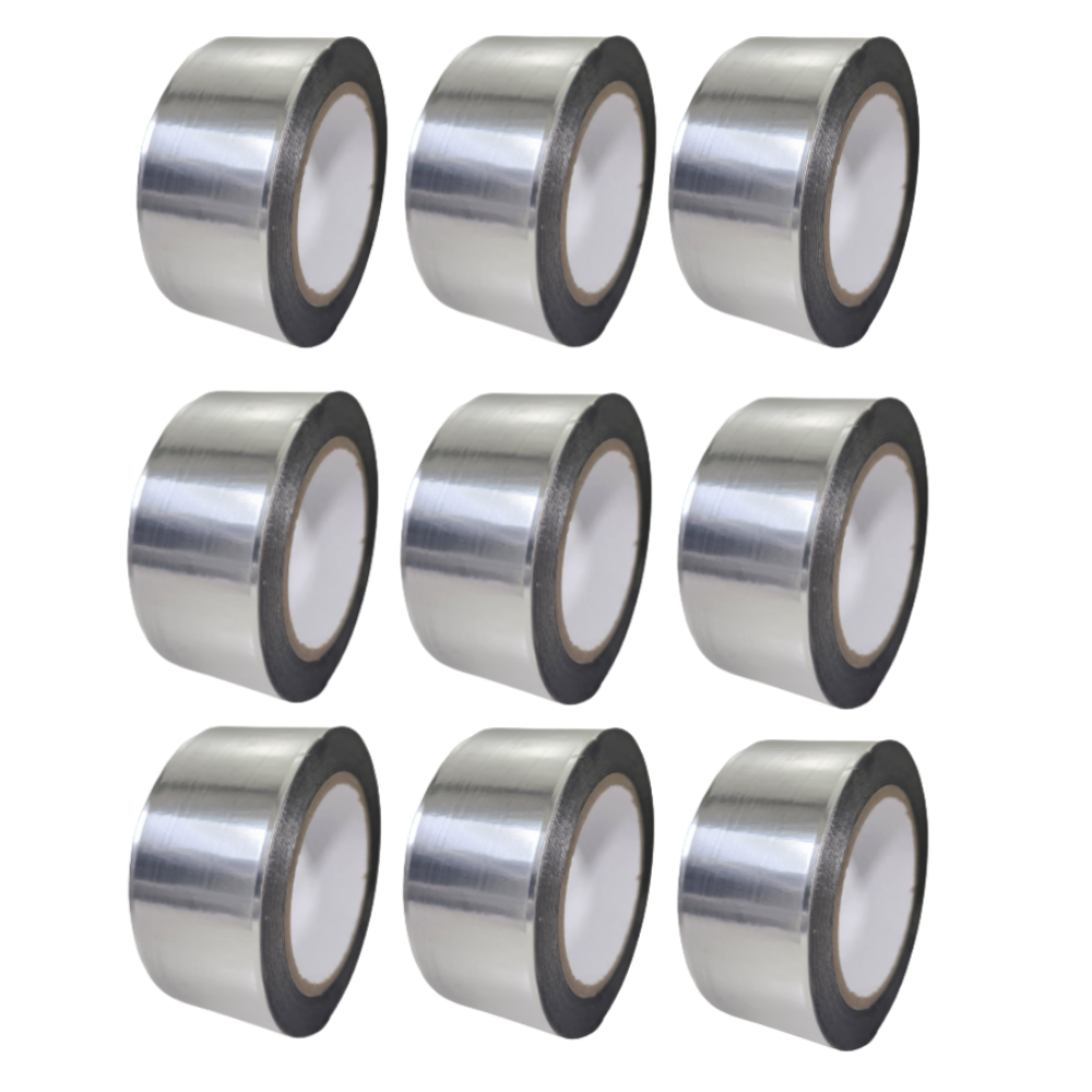 덕트몰 알루미늄 테이프 폭 50mm / 75mm X 길이 100M / 덕트 닥트 은박 싱크대 연통 단열용, 9개 126,720원