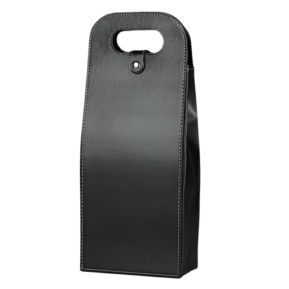 로이홈 PU 가죽 와인 선물 가방, 2구블랙, 1개 11,410원