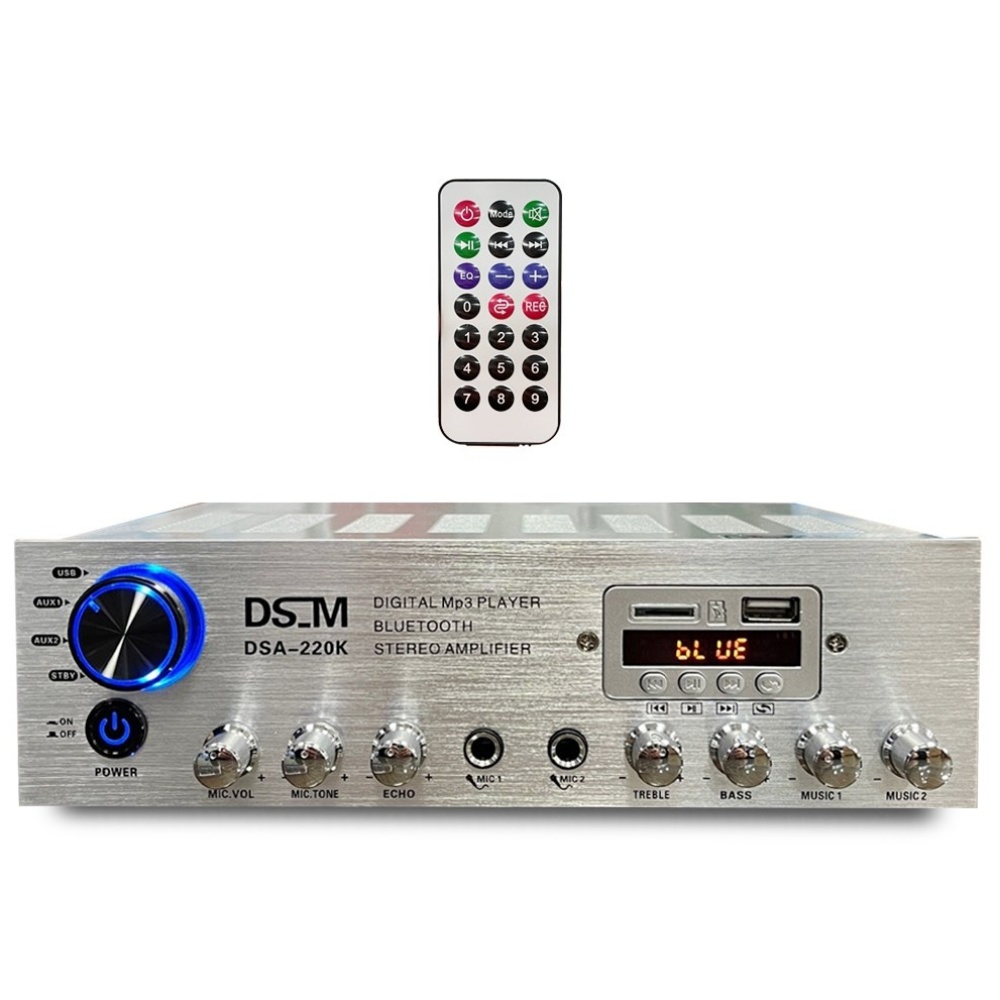 매장용앰프 블루투스앰프 미니앰프 DSA-220K 카페 업소용 가정용앰프 2채널 200W, DSA-220K 70,570원
