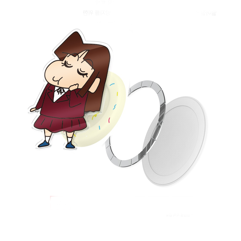 짱구는못말려 냠냠시리즈 맥세이프 그립 톡홀더 아크릴 스마트톡 단품 플레이트 수지, 수지, 1개 19,000원