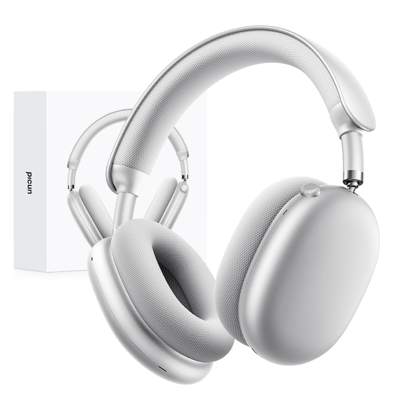Picun 노이즈 캔슬링 공간 오디오 유무선 겸용 블루투스 헤드셋 F8pro, 실버 109,000원