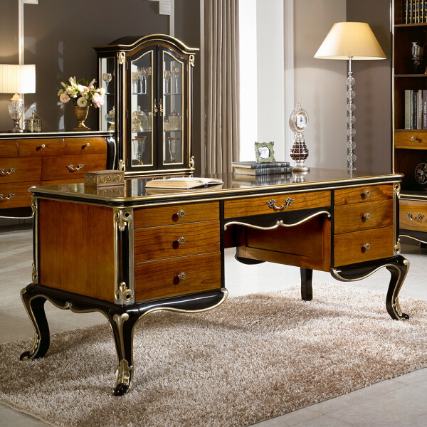 유캐슬 벤티 엔틱 원목 서재 책상 데스크 879,000원