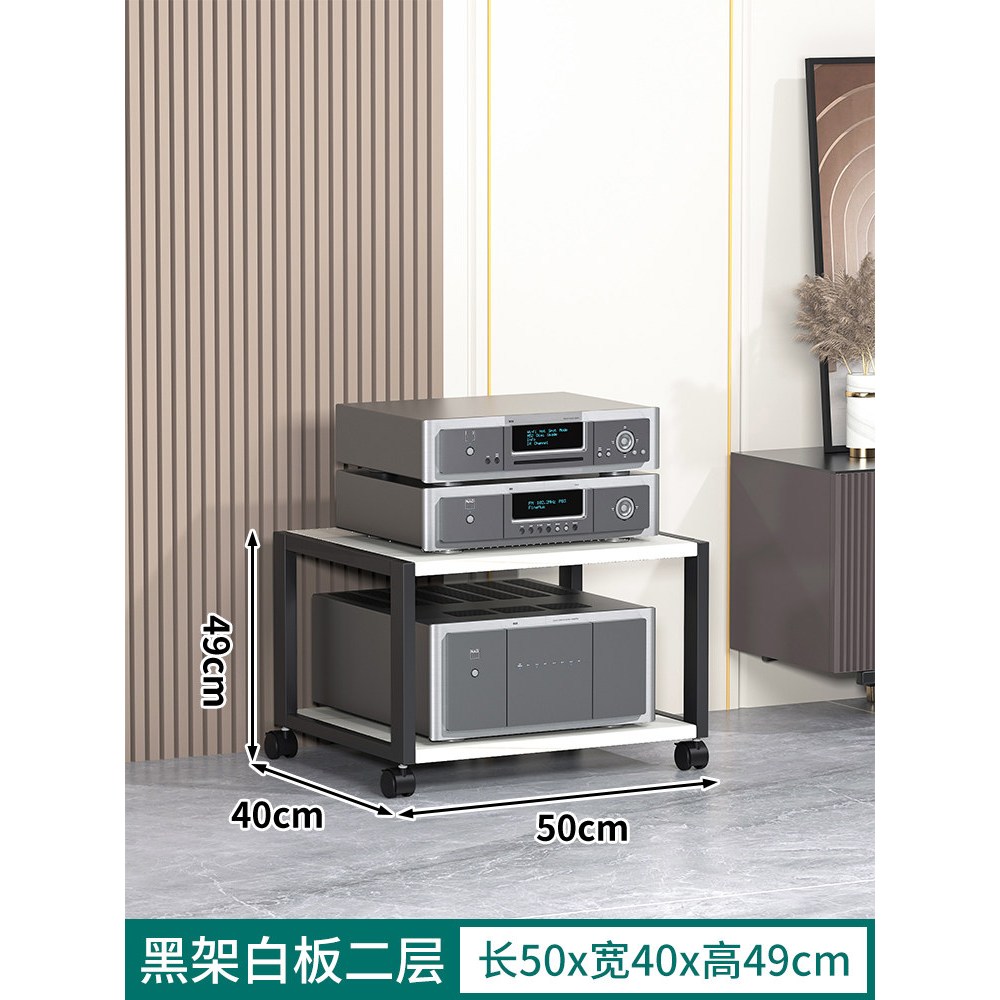 오디오장 오디오랙 거치대 스피커 음향장비 3겹 테이블 거실장 데스크톱 엠프 원목 37,100원